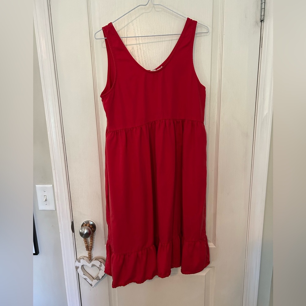 Jackson Rowe They Say Red Sleeveless Dress
